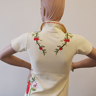 Damen Kurzarm-Polo-Shirt mit hochwertiger Stickerei